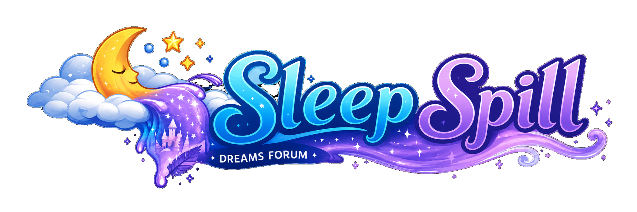 SleepSpill banner logo
